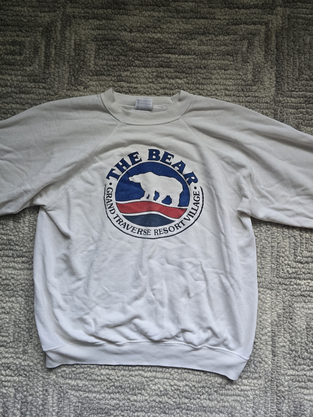 Vintage 90's Grand Traverse Resort White Crewneck Sweatshirt